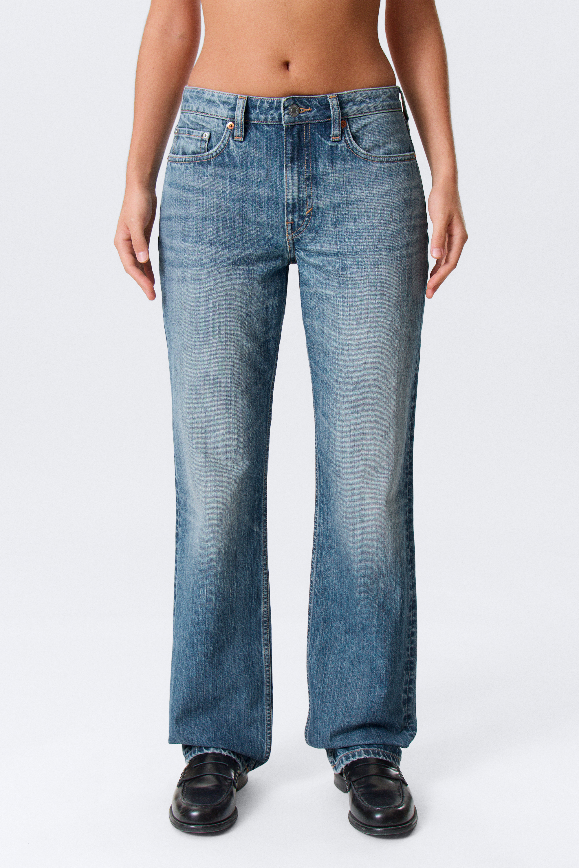 Jean Cheap Monday Coupé STI-ILM - Taille 32x29, Ourlet Brut, Occasion Très Bon état