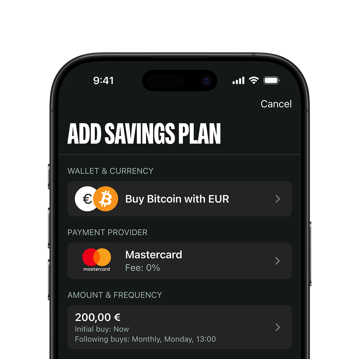 Bitpanda Savings: Your Savings Plan for Bitcoin and more