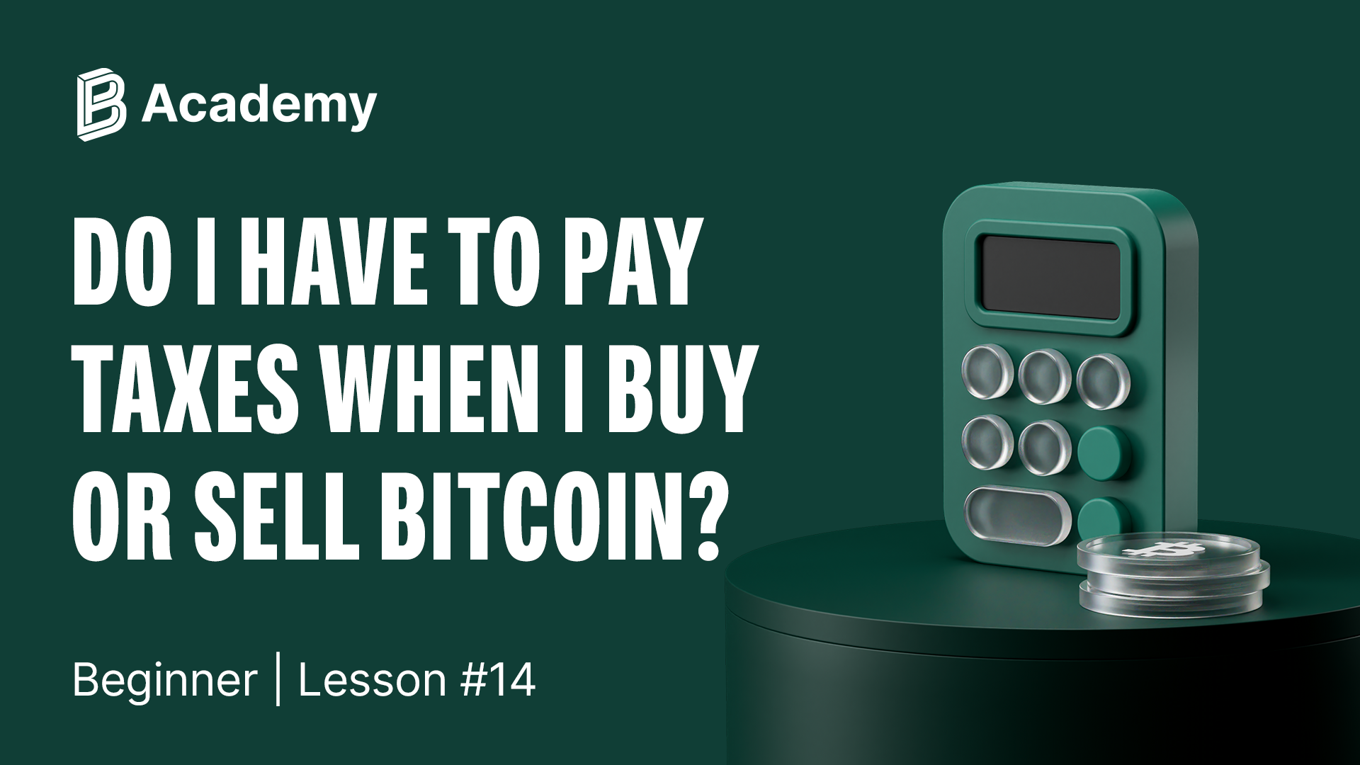 Do I have to pay taxes when I buy or sell Bitcoin? | Bitpanda Academy