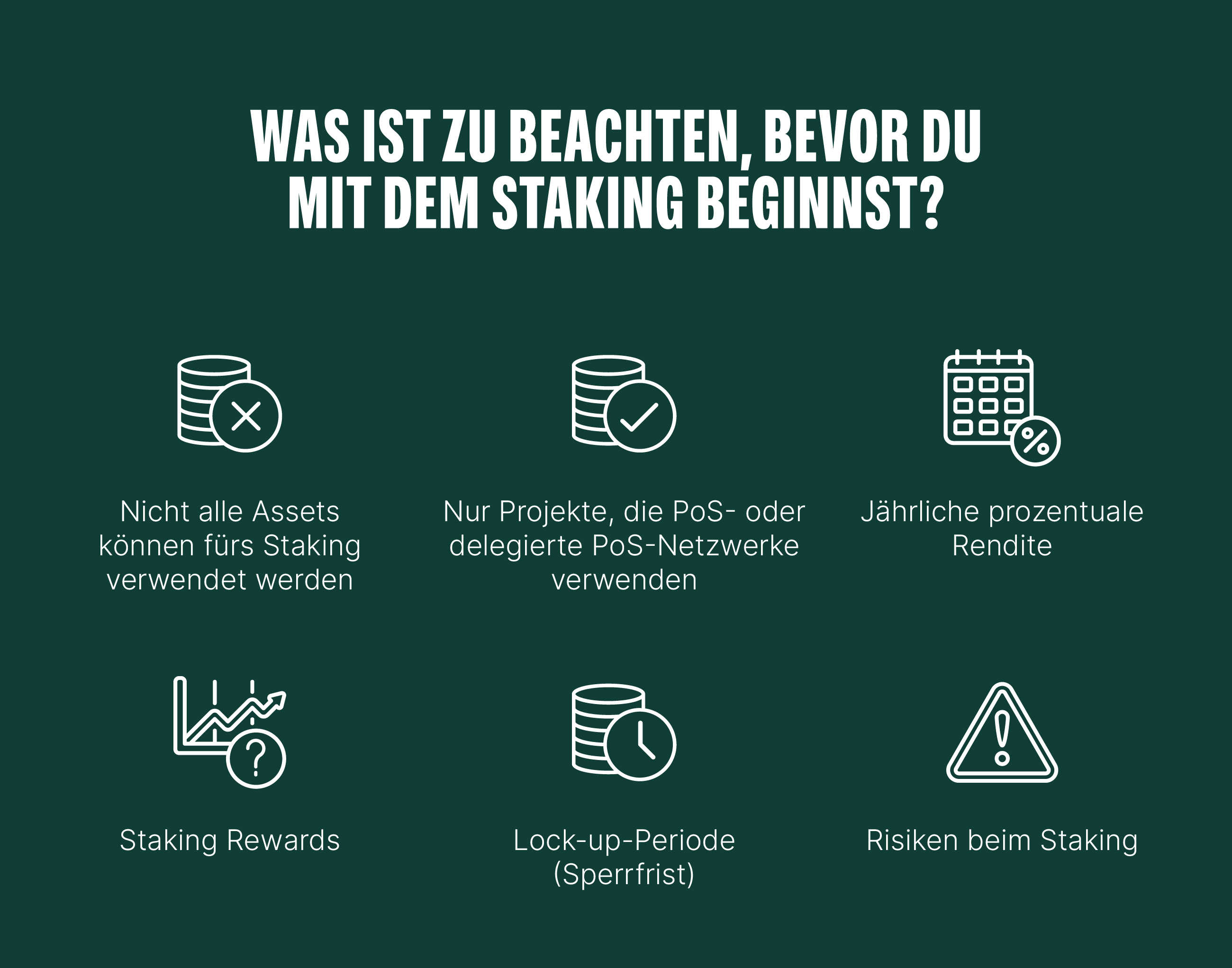 Staking Risiken: Was solltest du beachten? | Bitpanda Academy