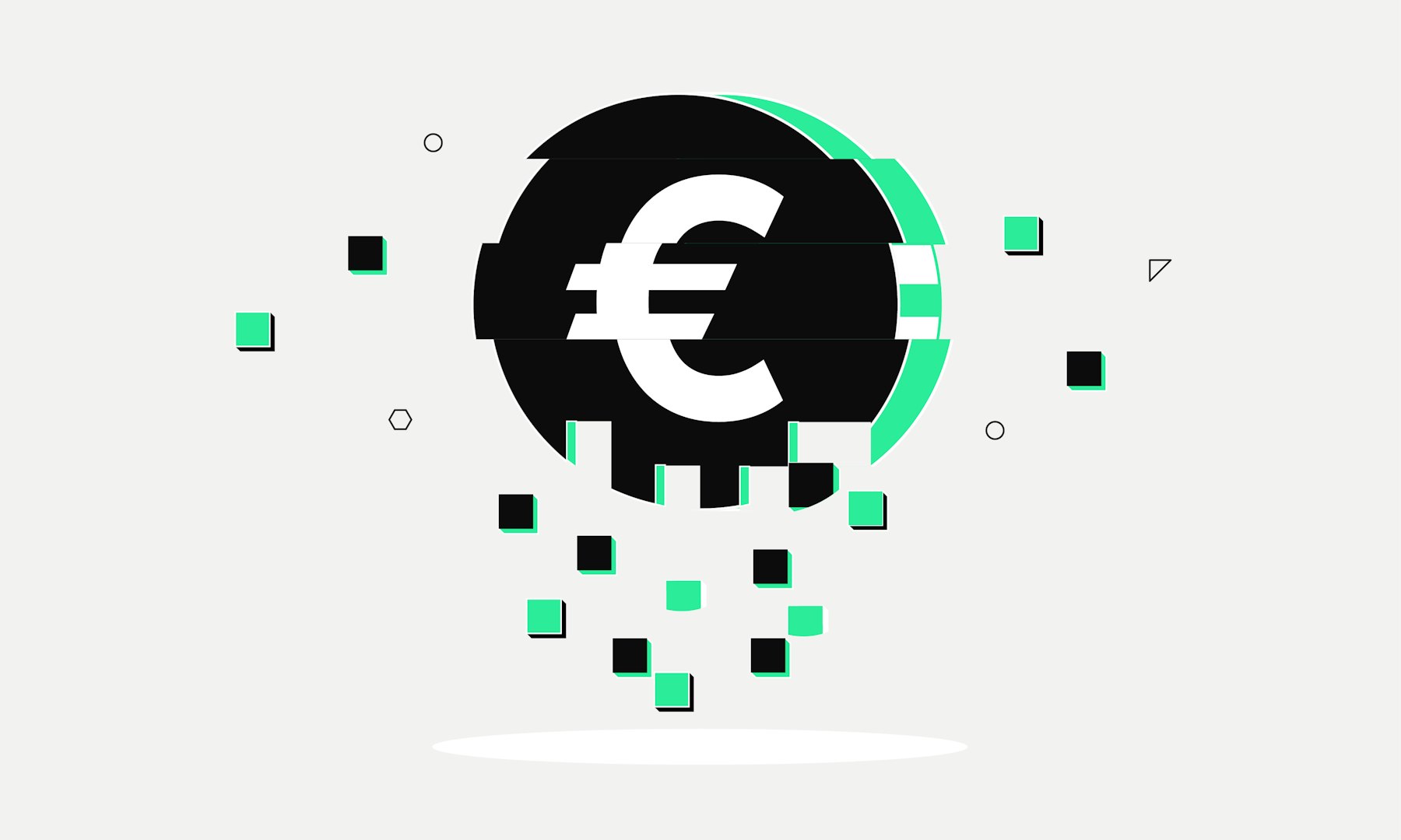 Digitale Euro Digital Currencies