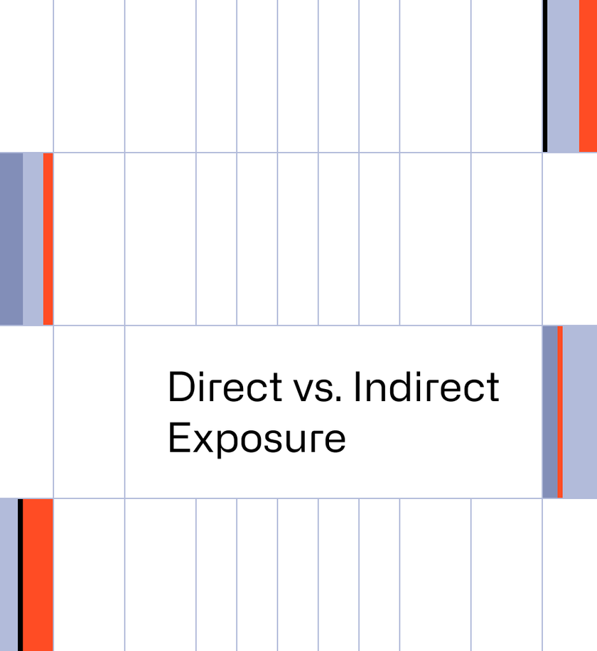 Direct vs. indirect exposure