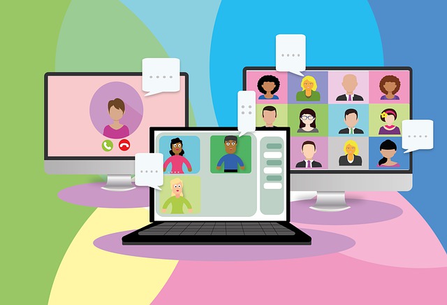 Video conference illustration