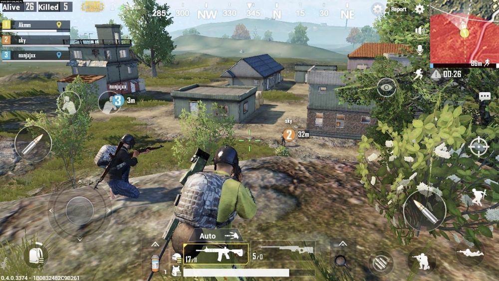 Screenshot of mobile game PUBG Mobile