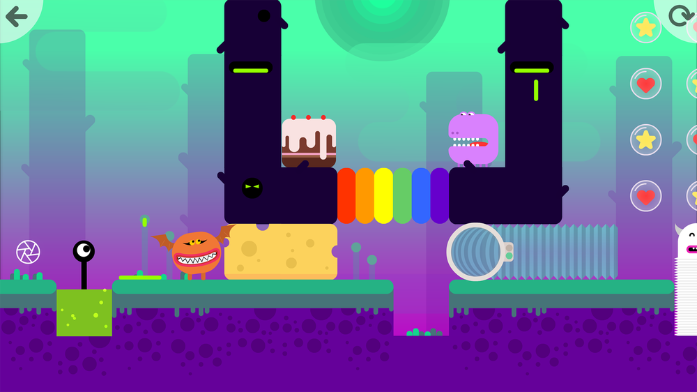 Screenshot of mobile game Thinkrolls