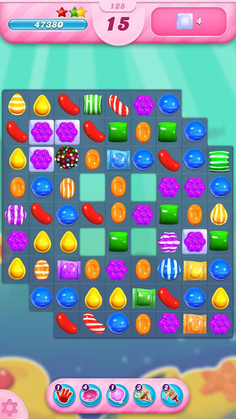 Ein Screenshot des Handyspiels Candy Crush Saga