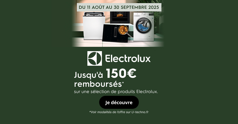 Offre de rentrée, jusqu'à -150 € de remboursés sur une sélection de produits Electrolux 