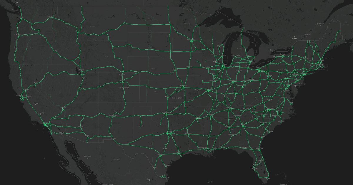 US highways network