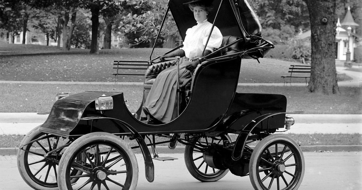 Electric cars in store the 1800s