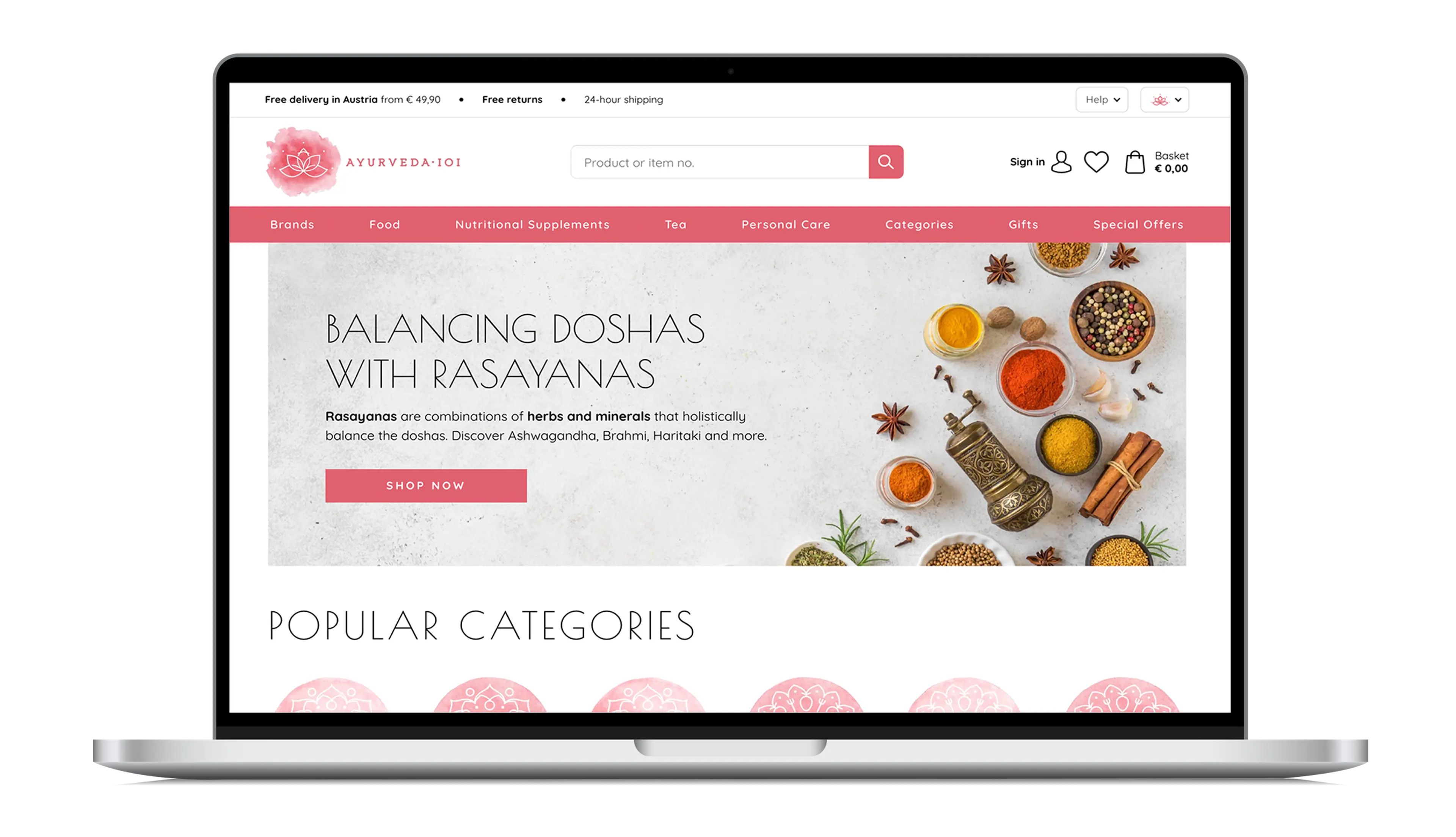 Laptop Ayurveda