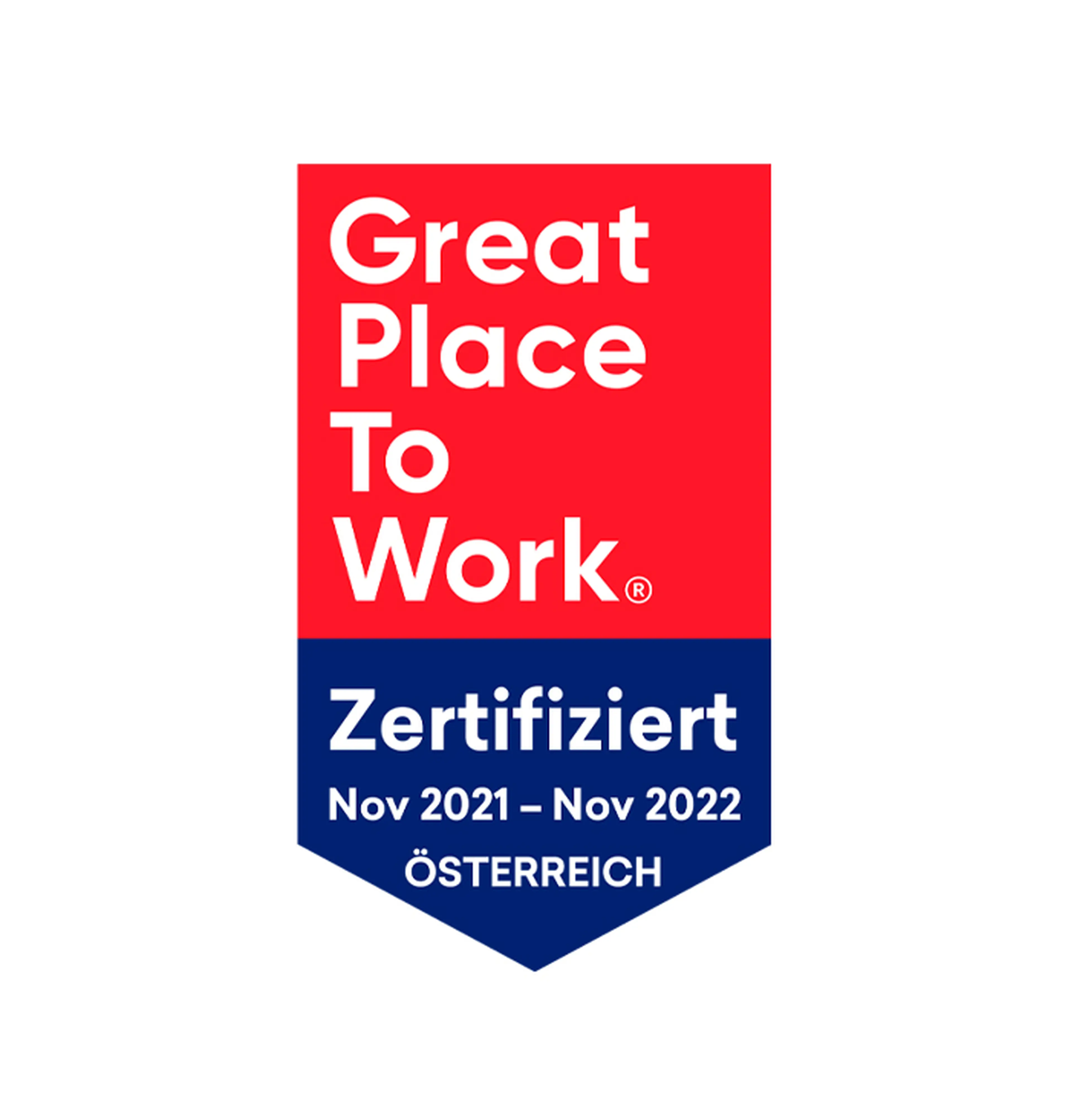 Auszeichnung GREAT PLACE TO WORK