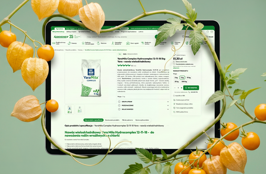 Agrosimex 2.0 – case study headless e-commerce | Beecommerce