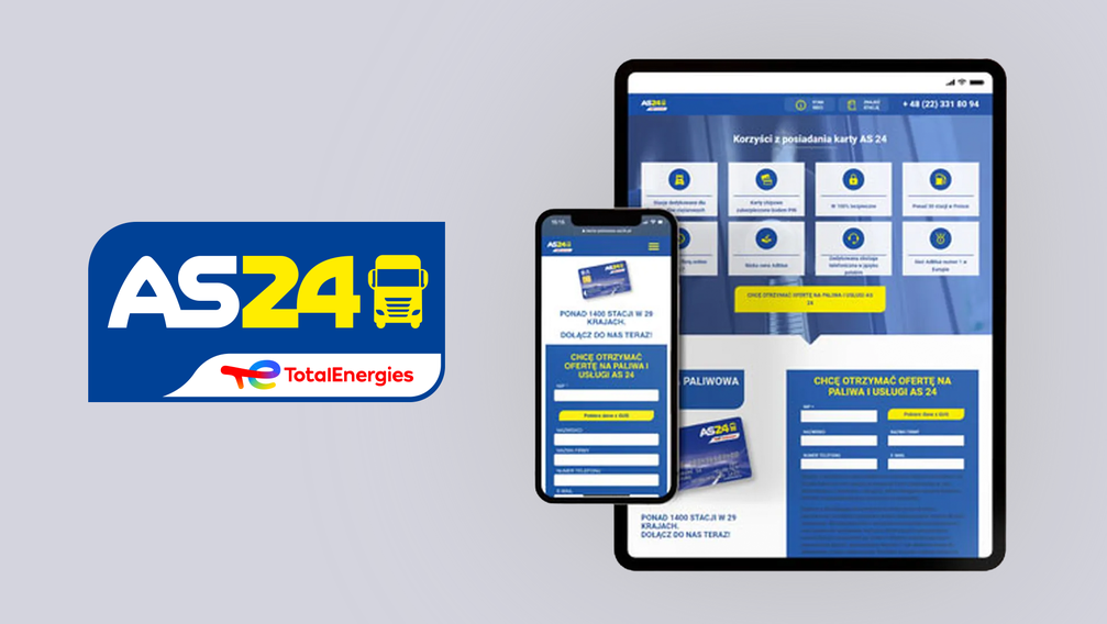 Zakodowanie serii Landing Pages dla partnera firm transportowych i dystrybutora paliw. beecommerce.pl