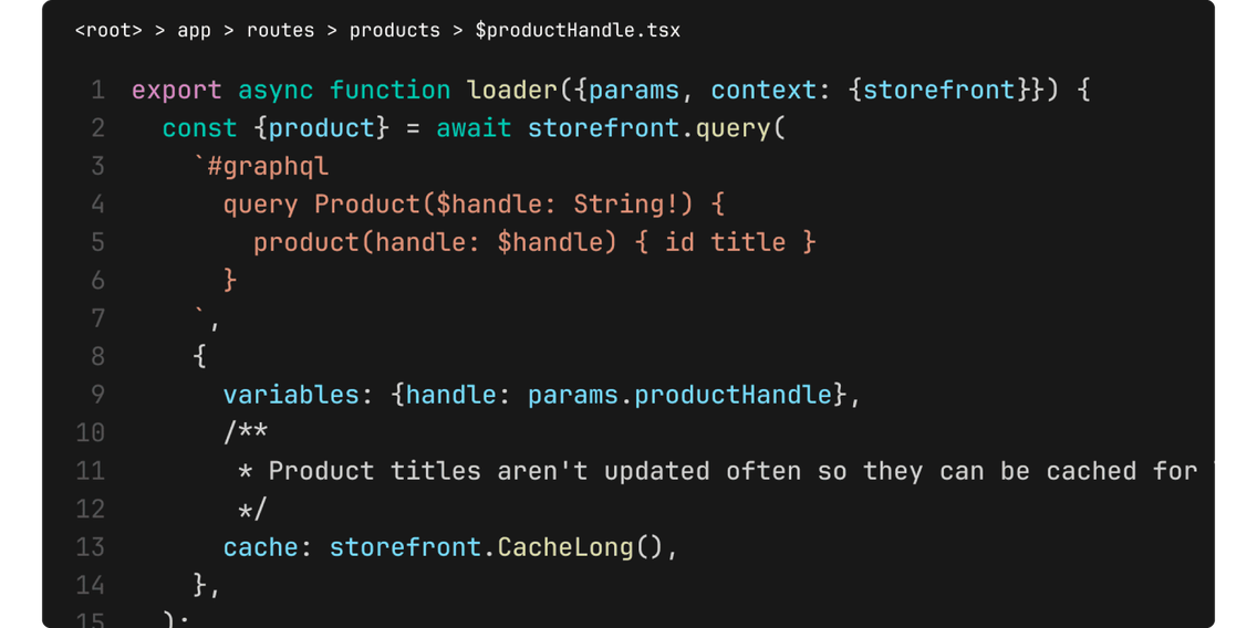 Shopify-Hydrogen-custom-cache-rules