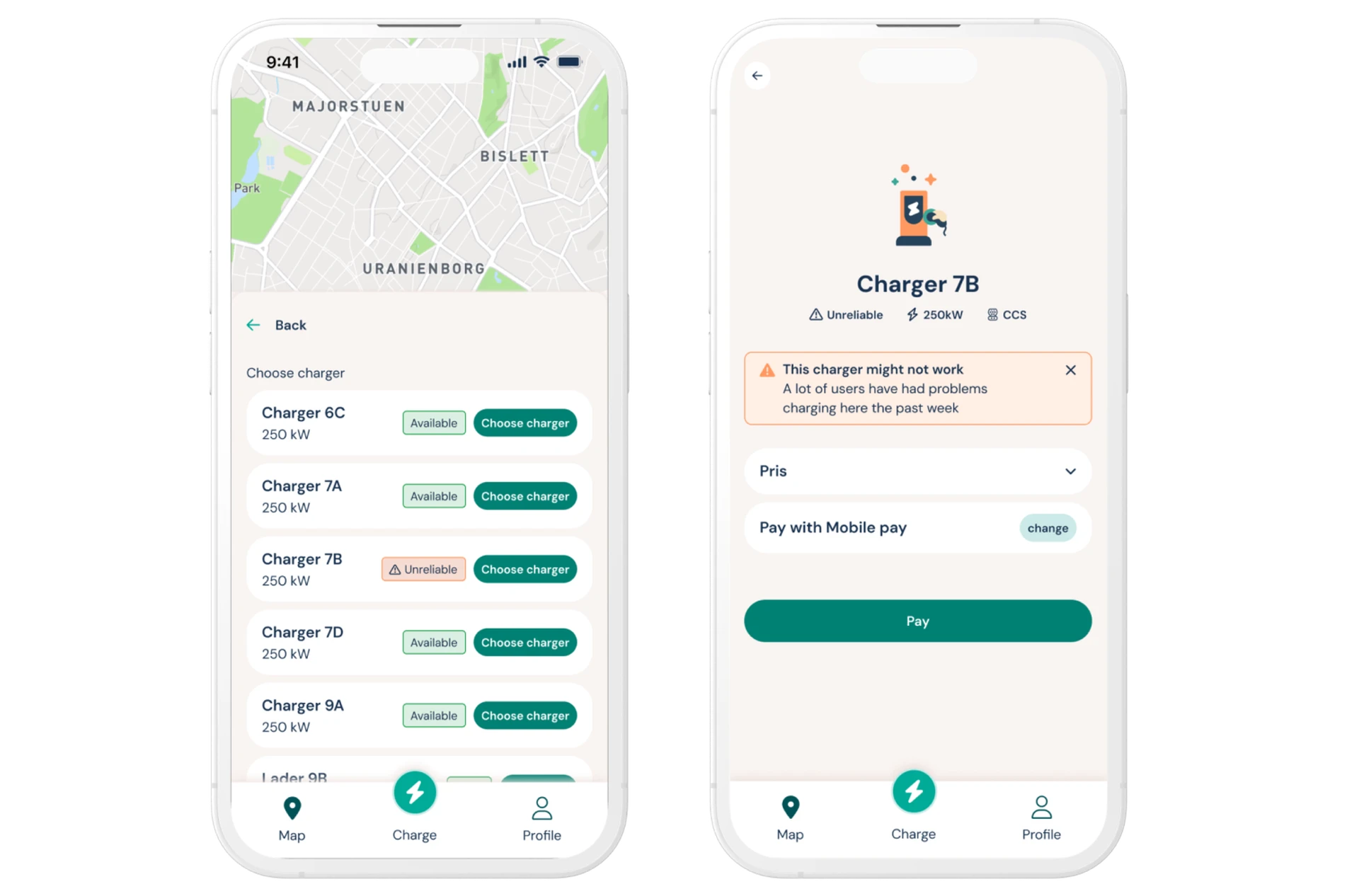 Find reliable EV chargers with Elton