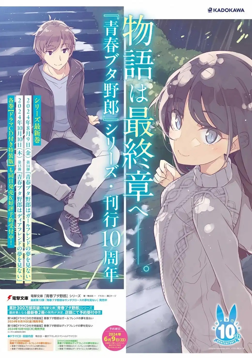 Rascal Does Not Dream Light Novel 14 and 15