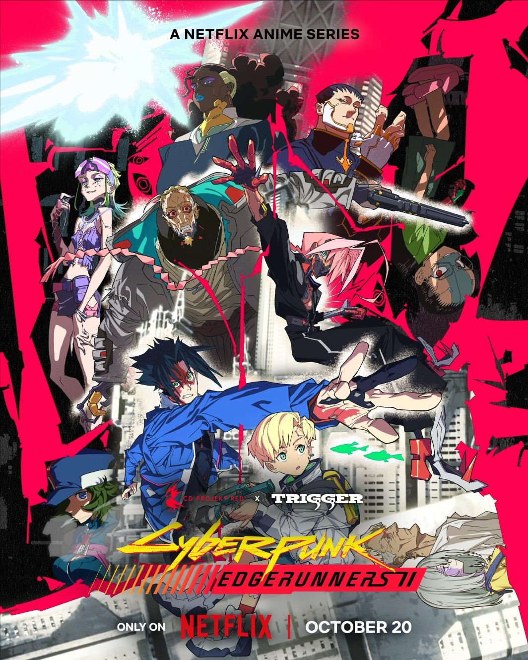 Cyberpunk: Edgerunners 2 visual featuring Roman, D, Weak, Talia and supporting characters