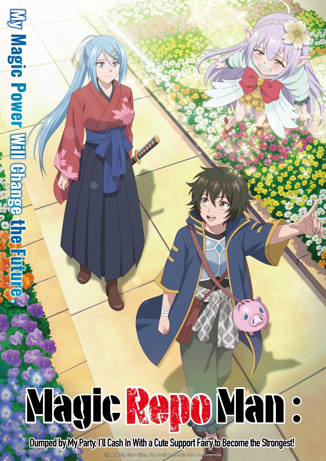 Magic Repo Man Anime Key Visual - Karakter Utama