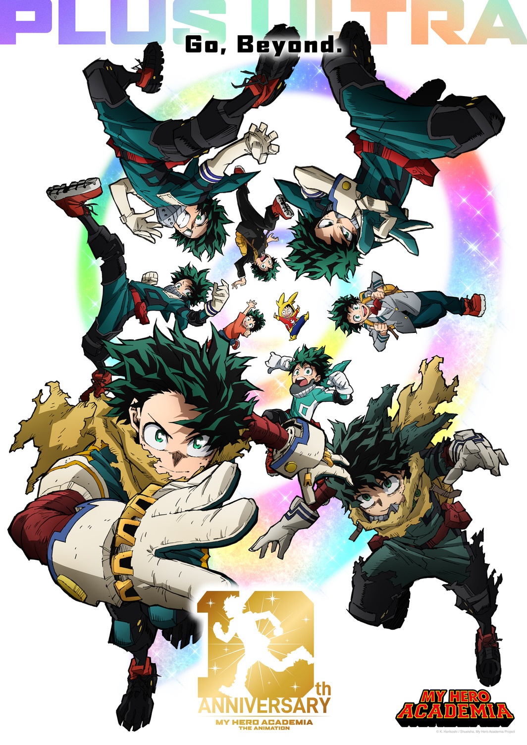 My Hero Academia Anime 10th Anniversary Visual