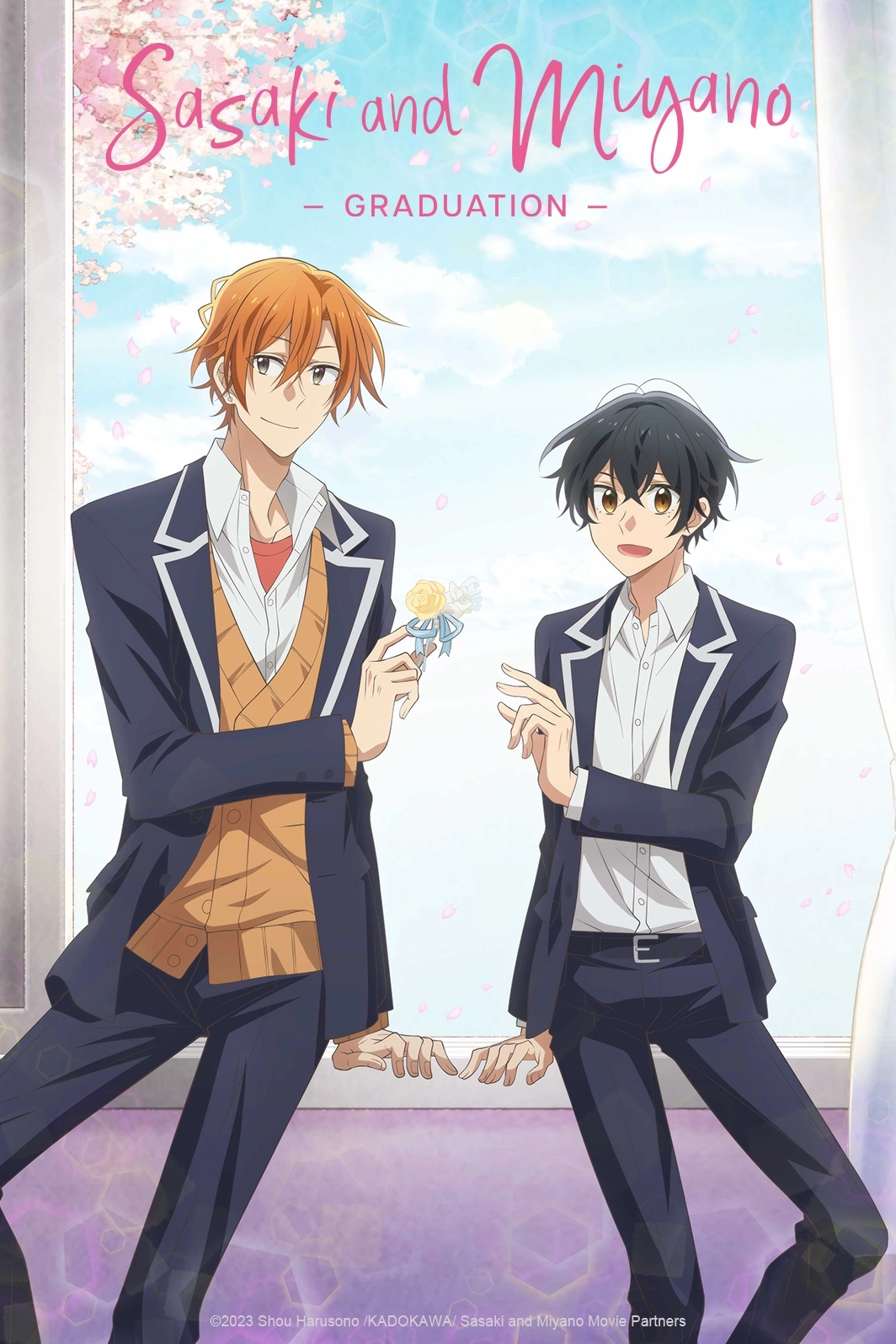 Filme Sasaki and Miyano: Graduation está disponível na Crunchyroll