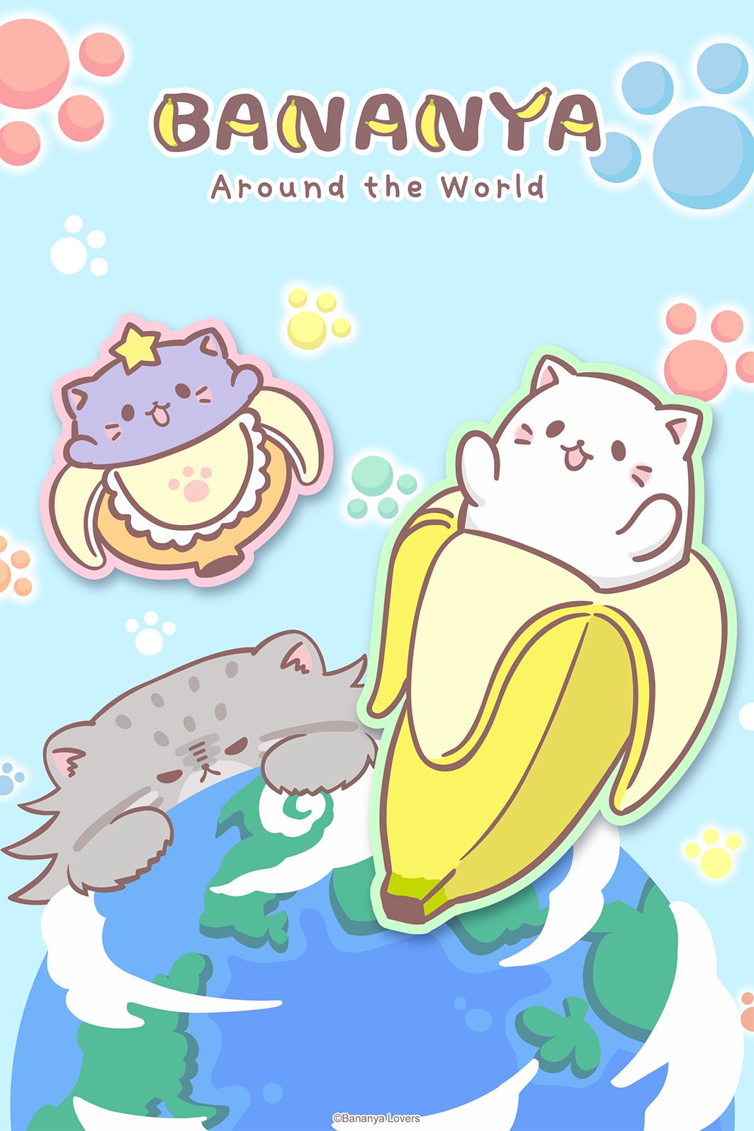 Bananya Around the World Key Art