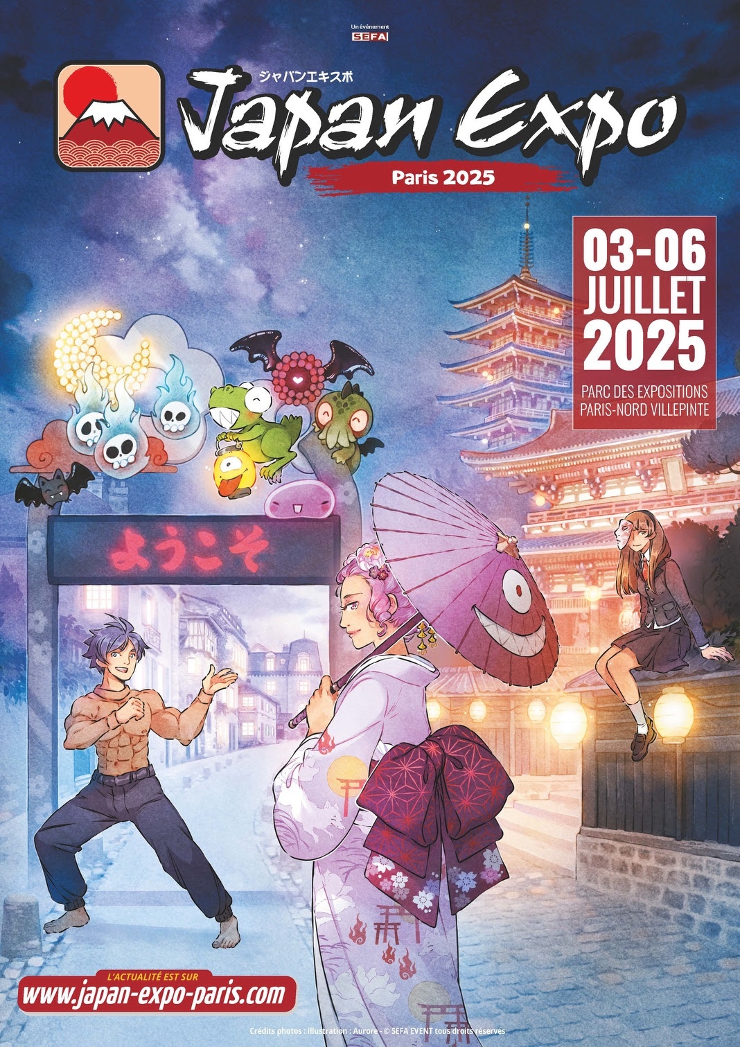 Affiche de Japan Expo Paris 2025