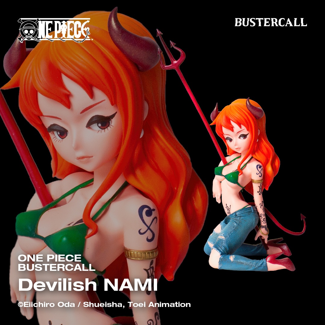 NEW Bandai One Piece BUSTERCALL Devilish NAMI 11.5cm PVC