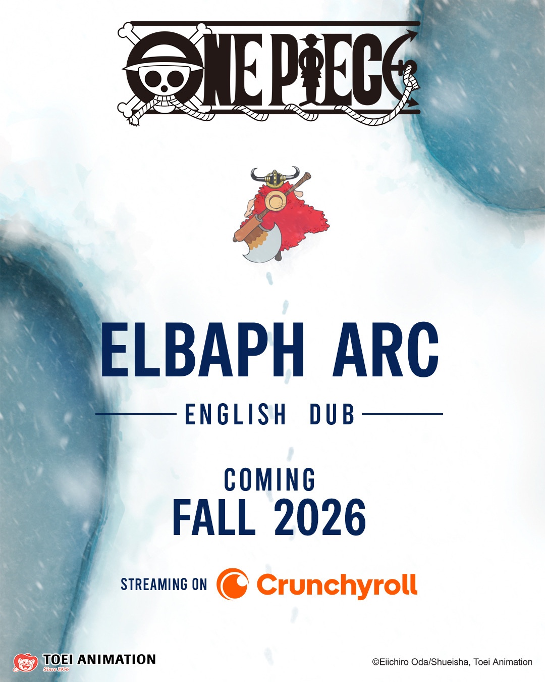 One Piece Elbaph Arc English Dubs to Stream on Crunchyroll in Fall 2026 - Crunchyroll News