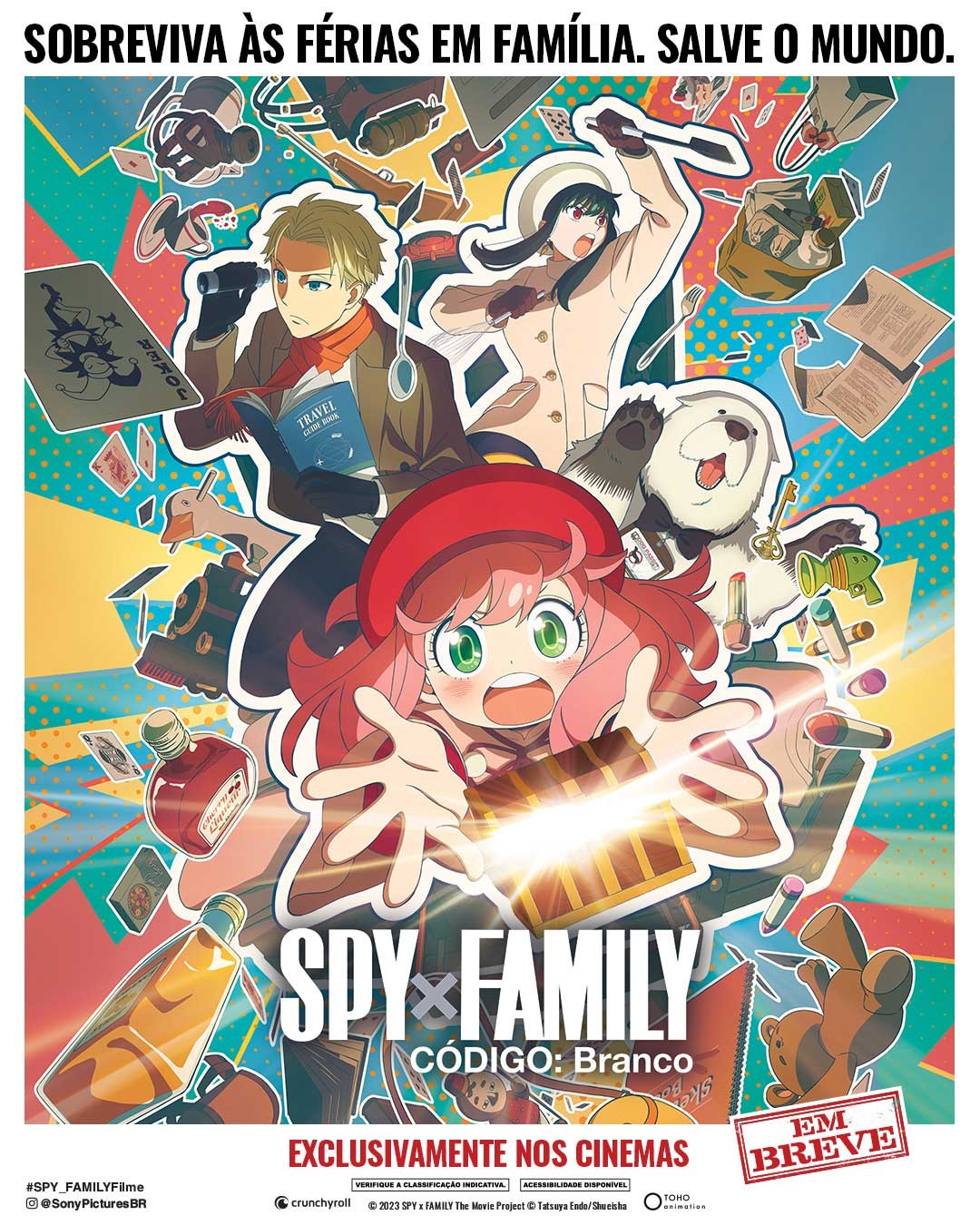 Começou a pré-venda de ingressos para SPY x FAMILY CÓDIGO: Branco