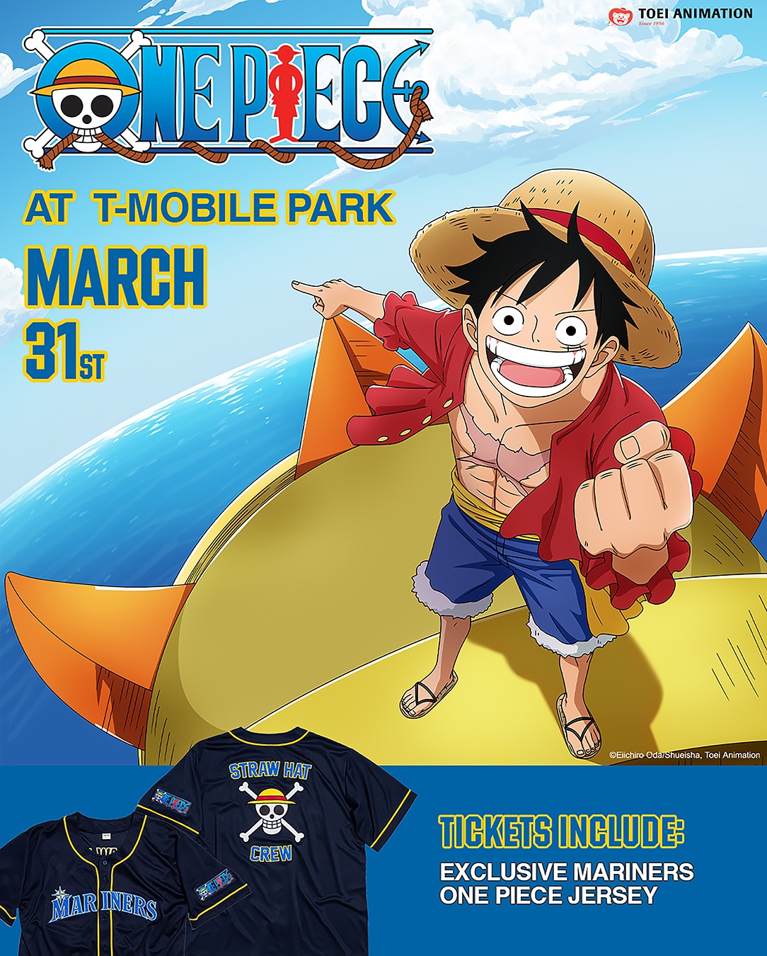 ONE PIECE Night Returns to T-Mobile Park for Mariners Game