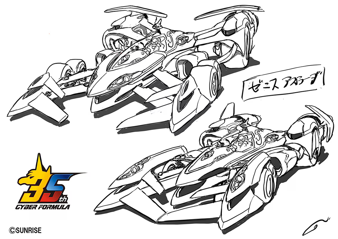 Future GPX Cyber Formula Anime Celebrates Its 35th Anniversary