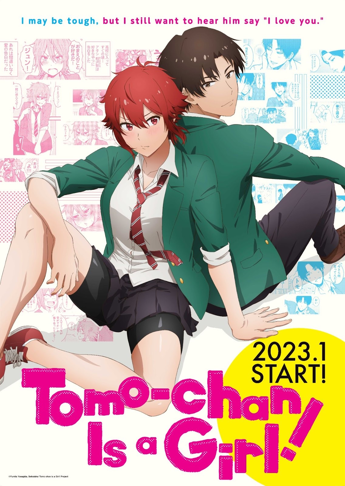 Tomo-chan Is a Girl! tem adaptação em anime anunciada para janeiro de 2023  - Crunchyroll Notícias