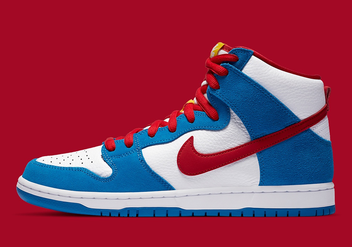 Nike Pays Subtle Tribute To Doraemon With New SB Dunk High
