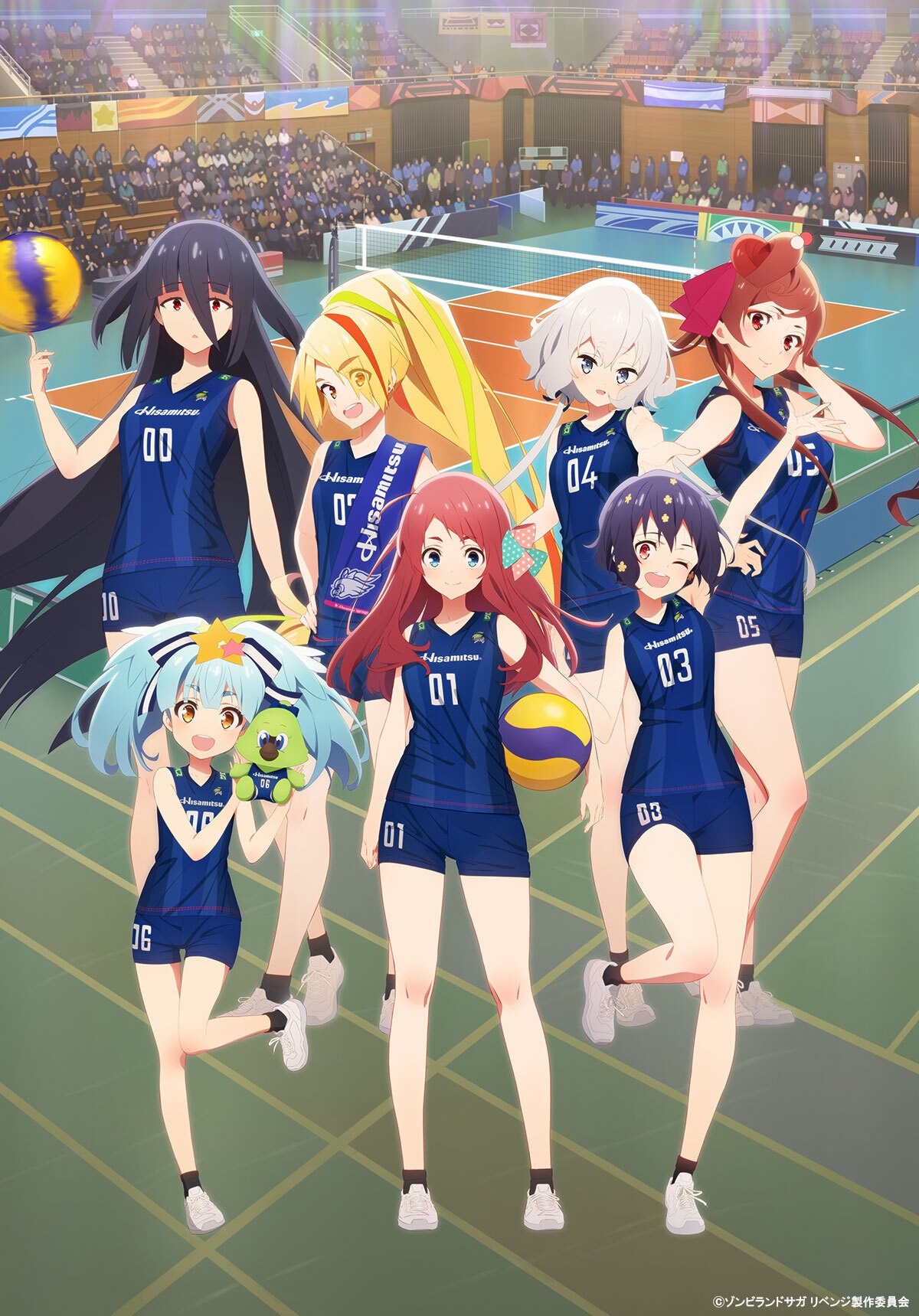 Franchouchou Head Courtside in ZOMBIE LAND SAGA Anime