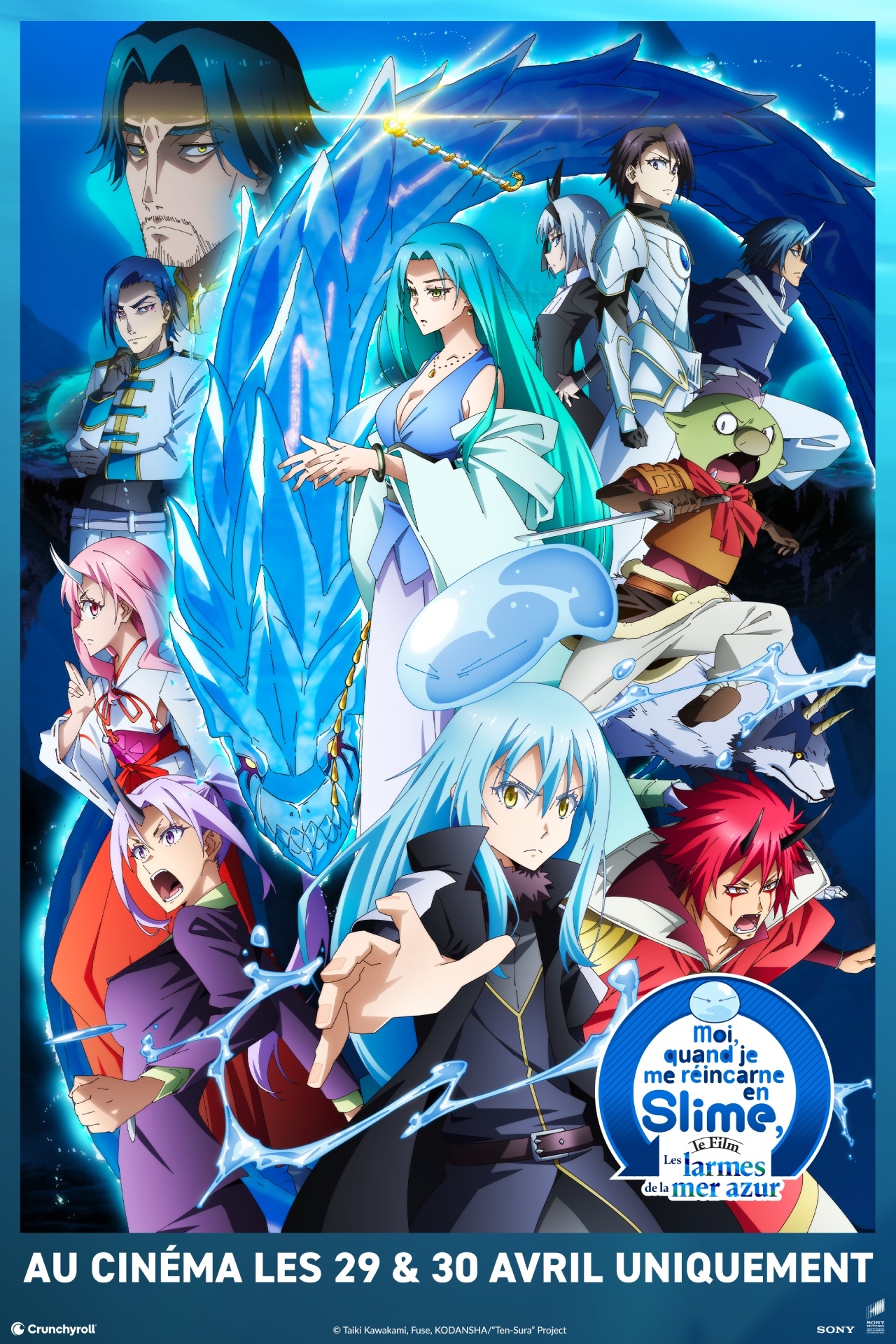 Date de sortie de Moi, quand je me réincarne en Slime, le Film - Les larmes de la mer azur - Crunchyroll News