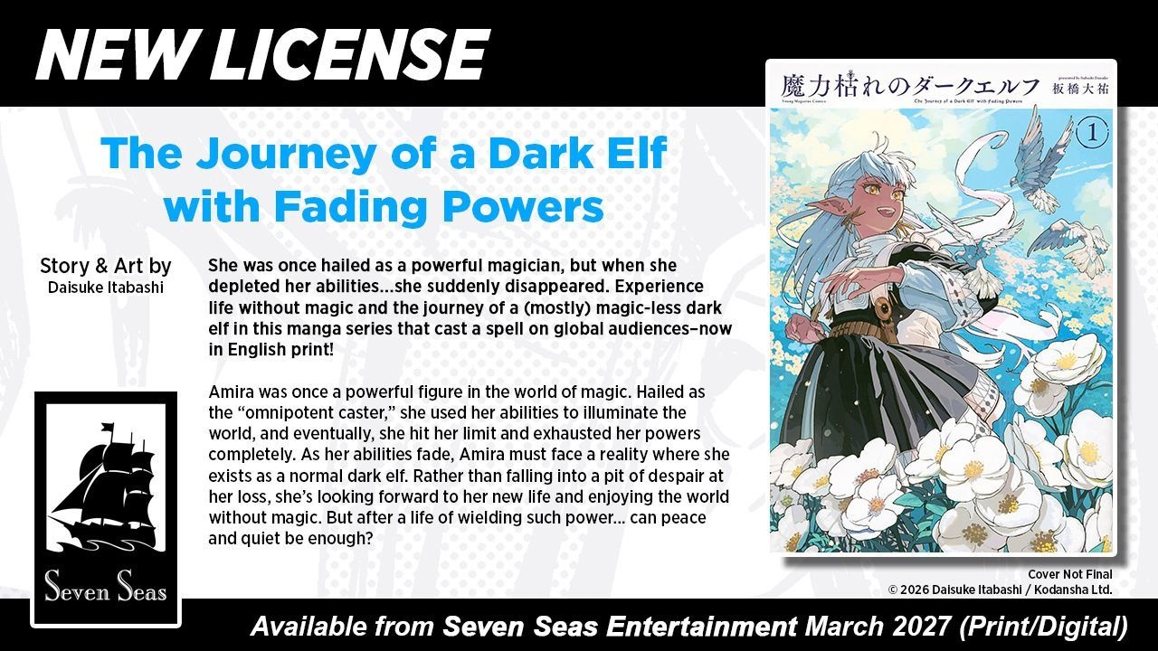 Seven Seas Entertainment Announces 15 New Licenses at Anime Expo