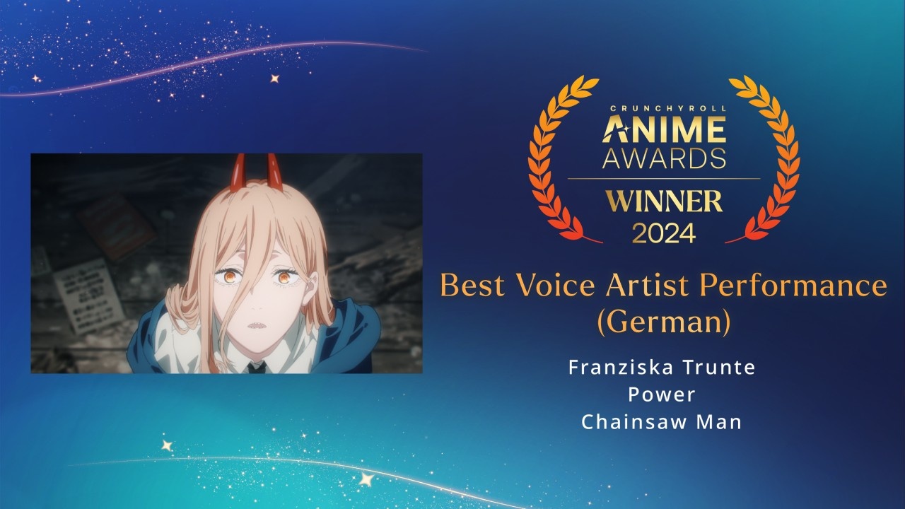 Meilleur Comédien (Allemand) Anime Awards 2024