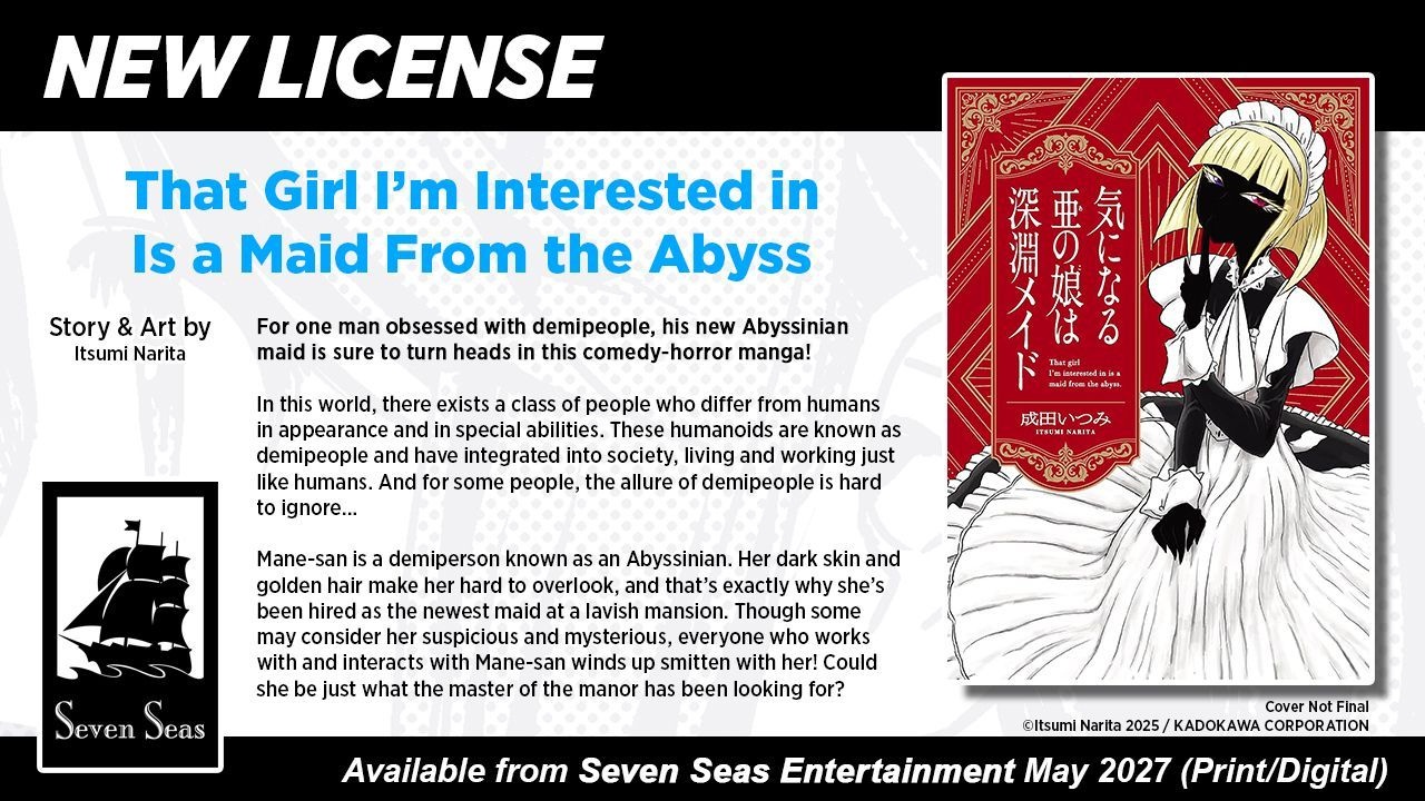 Seven Seas Entertainment Announces 15 New Licenses at Anime Expo