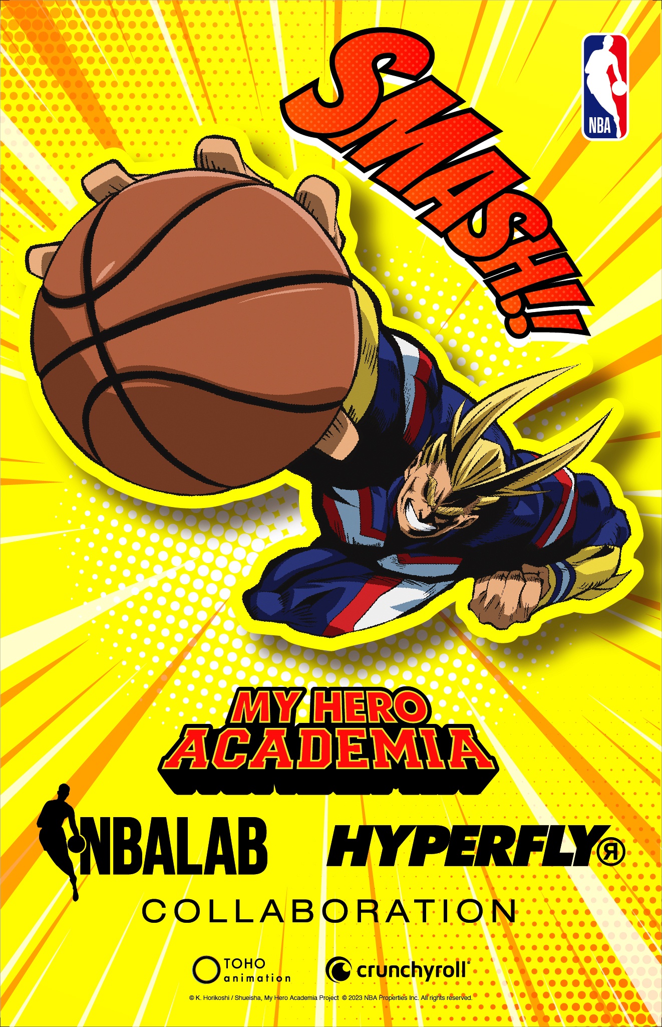 My Hero Academia Heads to the NBA for New Fashion Collaboration