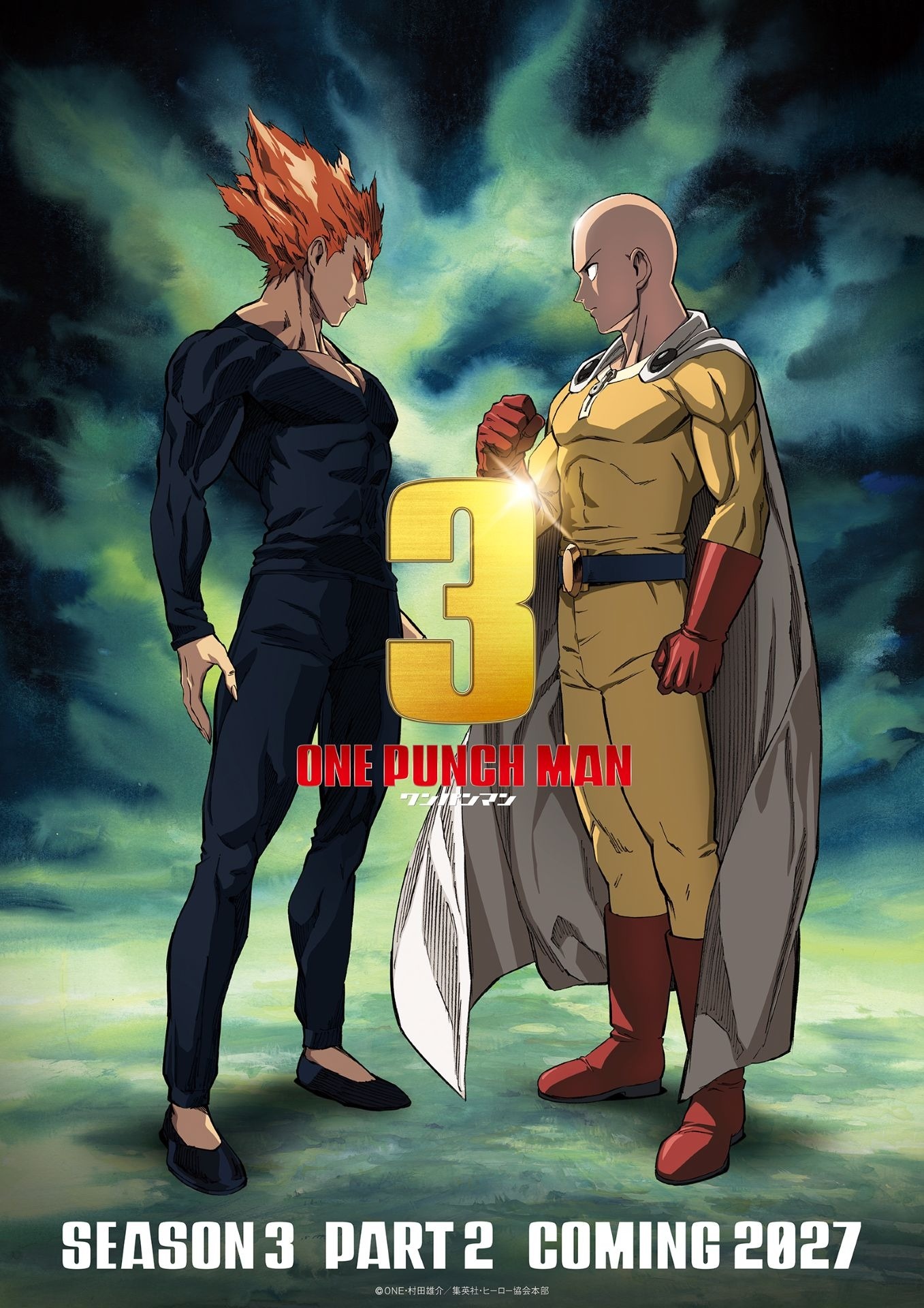 ONE-PUNCH MAN: NOVO TRAILER ANTECIPA RETORNO DE SAITAMA EM JANEIRO DE 2027