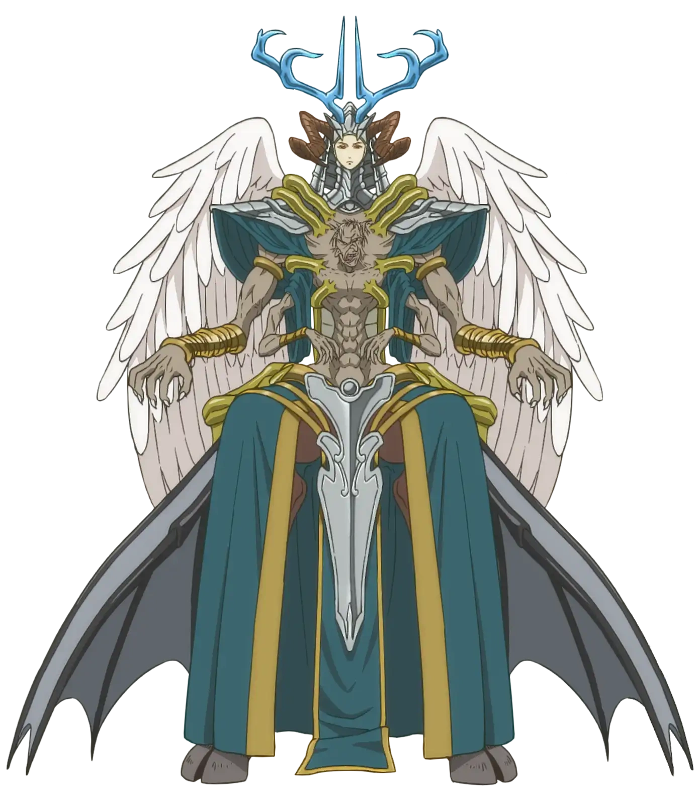 تصميم شخصية كينغ روهايد في أنمي Bye Bye, Earth