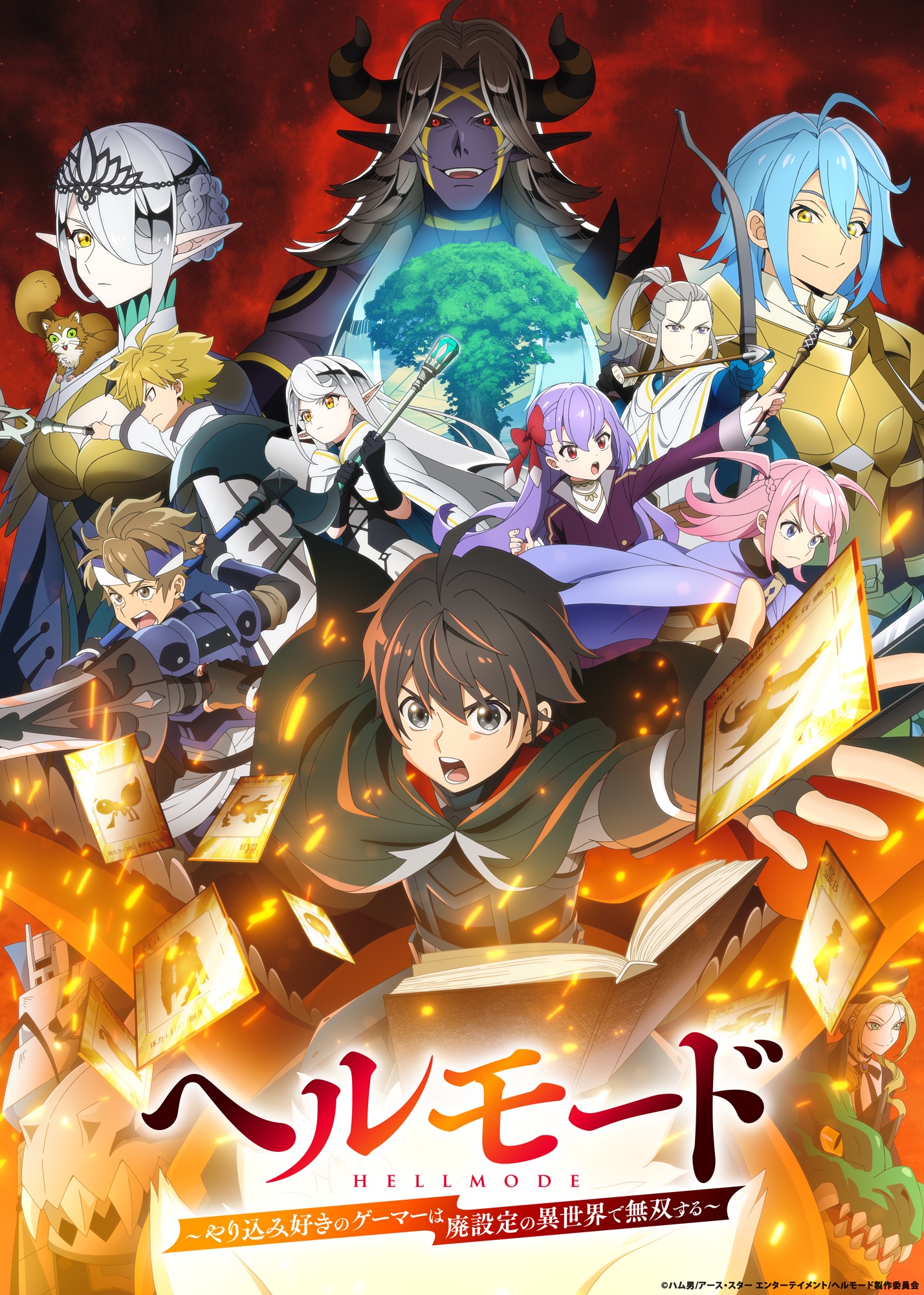 Hell Mode Season 2 anime visual for Rosenheim Arc