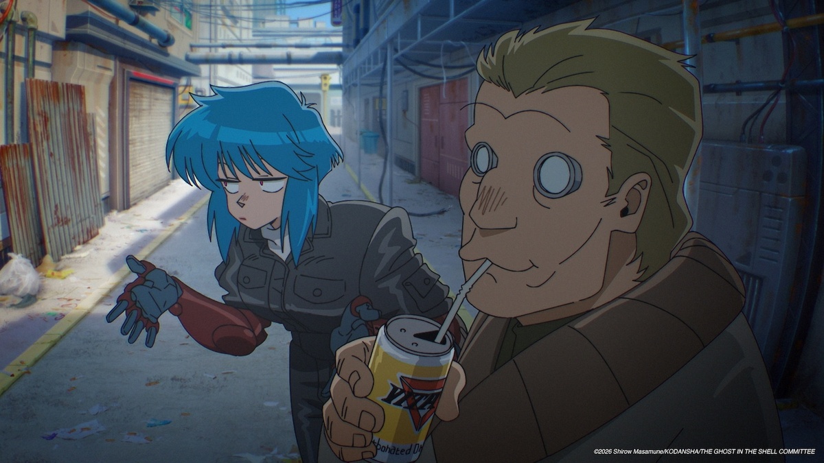 Logo dan visual Ghost in the Shell versi Science SARU