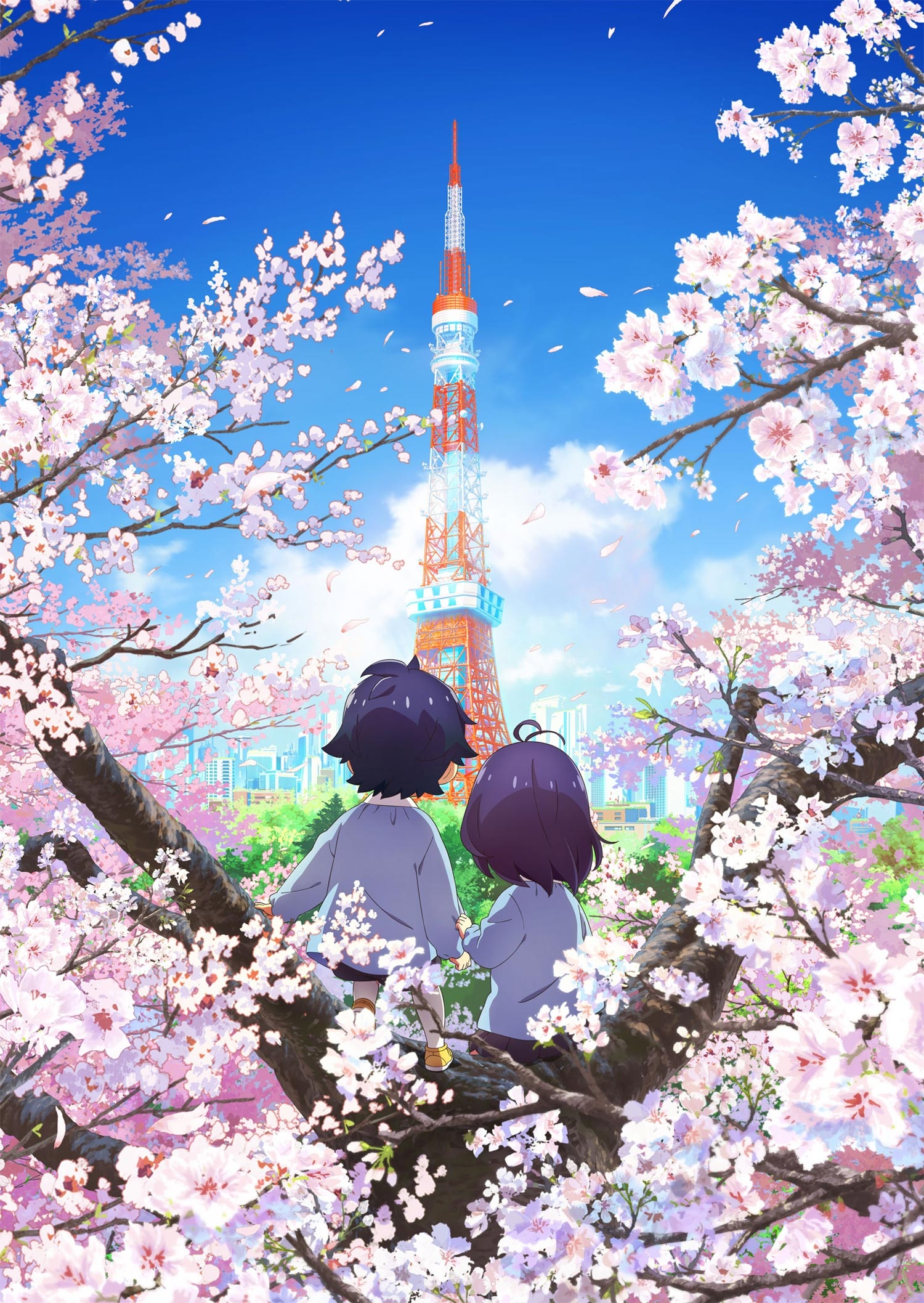 Love Flops Anime Visual Soaks in the Sakura-Filled Tokyo