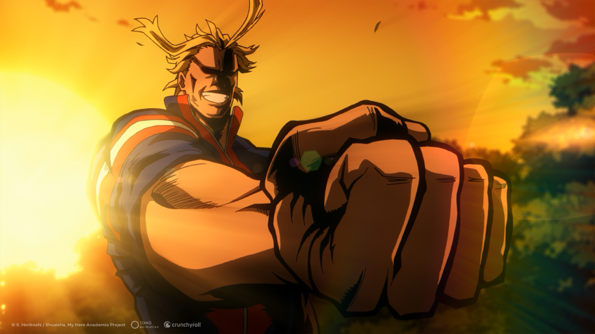 The Best All Might Smashes From My Hero Academia - Crunchyroll News