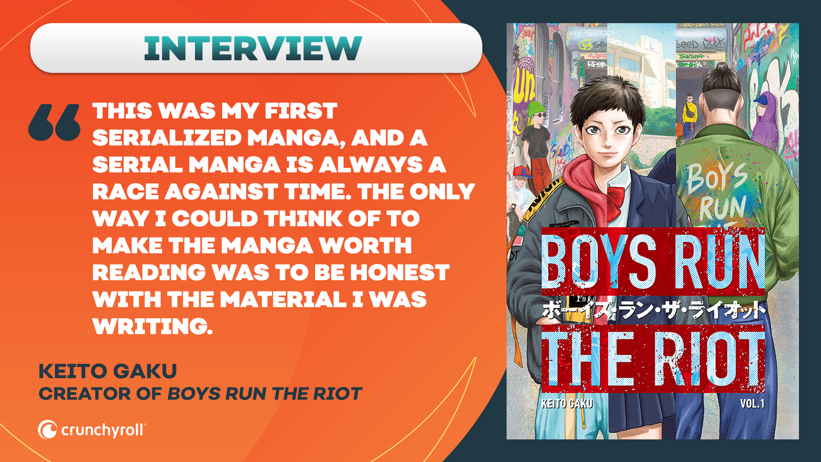 INTERVIEW: Boys Run the Riot Author Keito Gaku on Streetwear and 