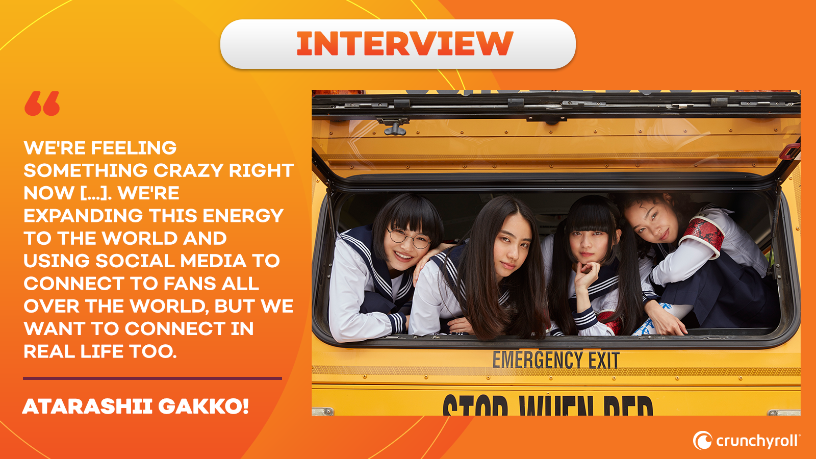 INTERVIEW: ATARASHII GAKKO! Talk About Their Plans for World 