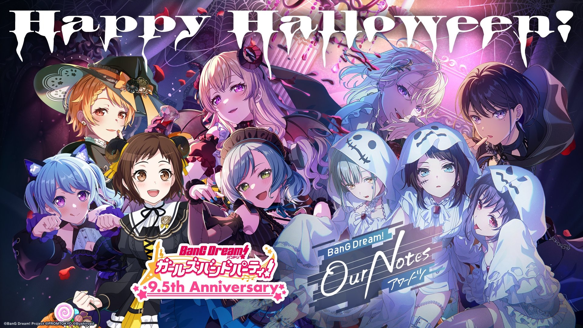BanG Dream! Halloween art 2026