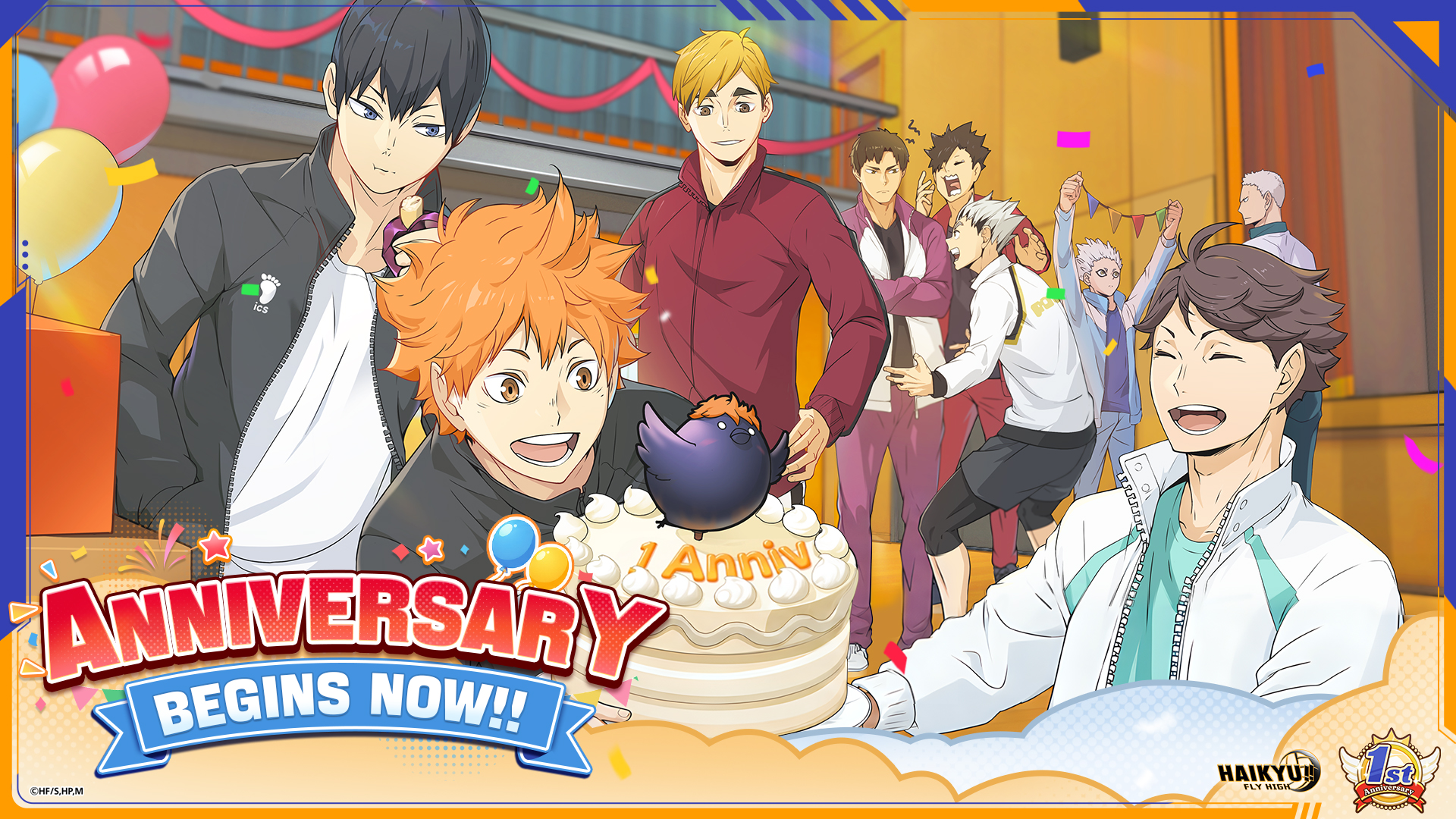 HAIKYU!! FLY HIGH Mobile Game Celebrates First Anniversary w