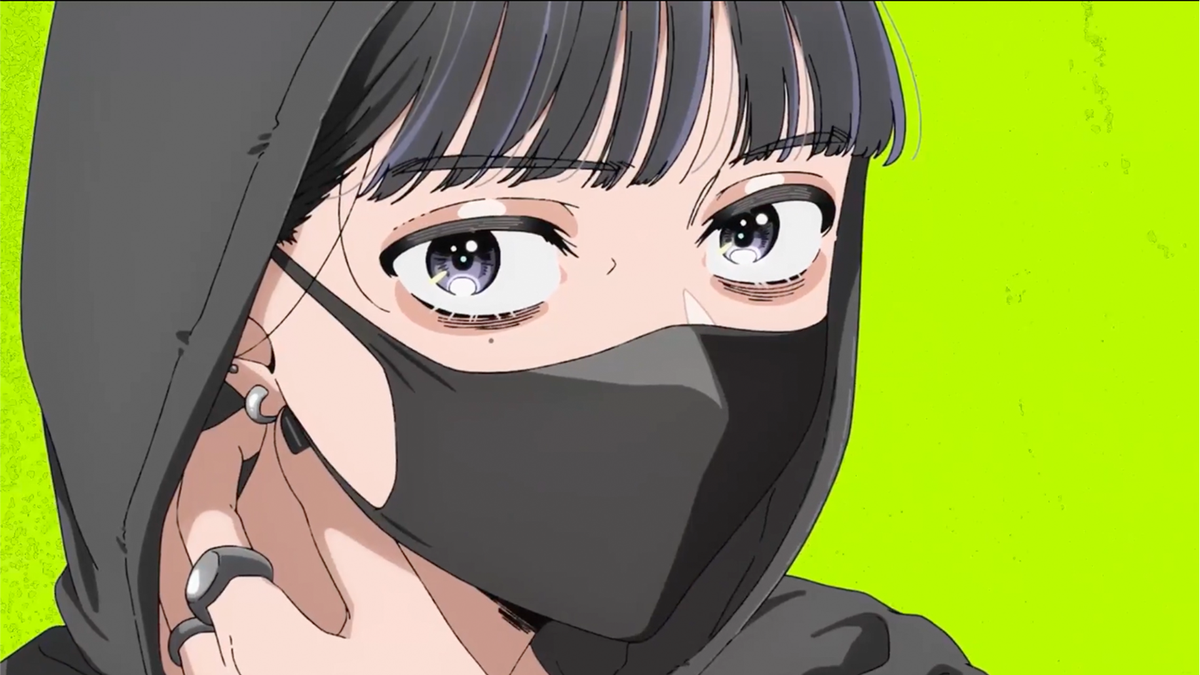 Cuplikan anime The Guy She Was Interested in Wasn't a Guy at All dengan teks Crunchyroll